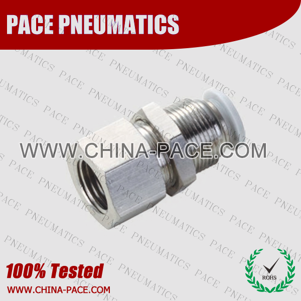 Grey White Composite Push In Fittings Bulkhead Female Straight, Polymer Pneumatic Fittings, Plastic Air Fittings, one touch tube fittings, Pneumatic Fitting, Nickel Plated Brass Push in Fittings, push in fitting, Quick coupler, air blow gun, Air Hose, air connector, all metal push in fittings, Pneumatic Push to Connect Fittings, Air Flow Speed Controllers, Hand Valves, Sinter Silencers, Mufflers, PU Tubing, PA Tube, Nylon Tube, Pneumatic Fittings, Tube fittings, Pneumatic Tubing, pneumatic accessories
